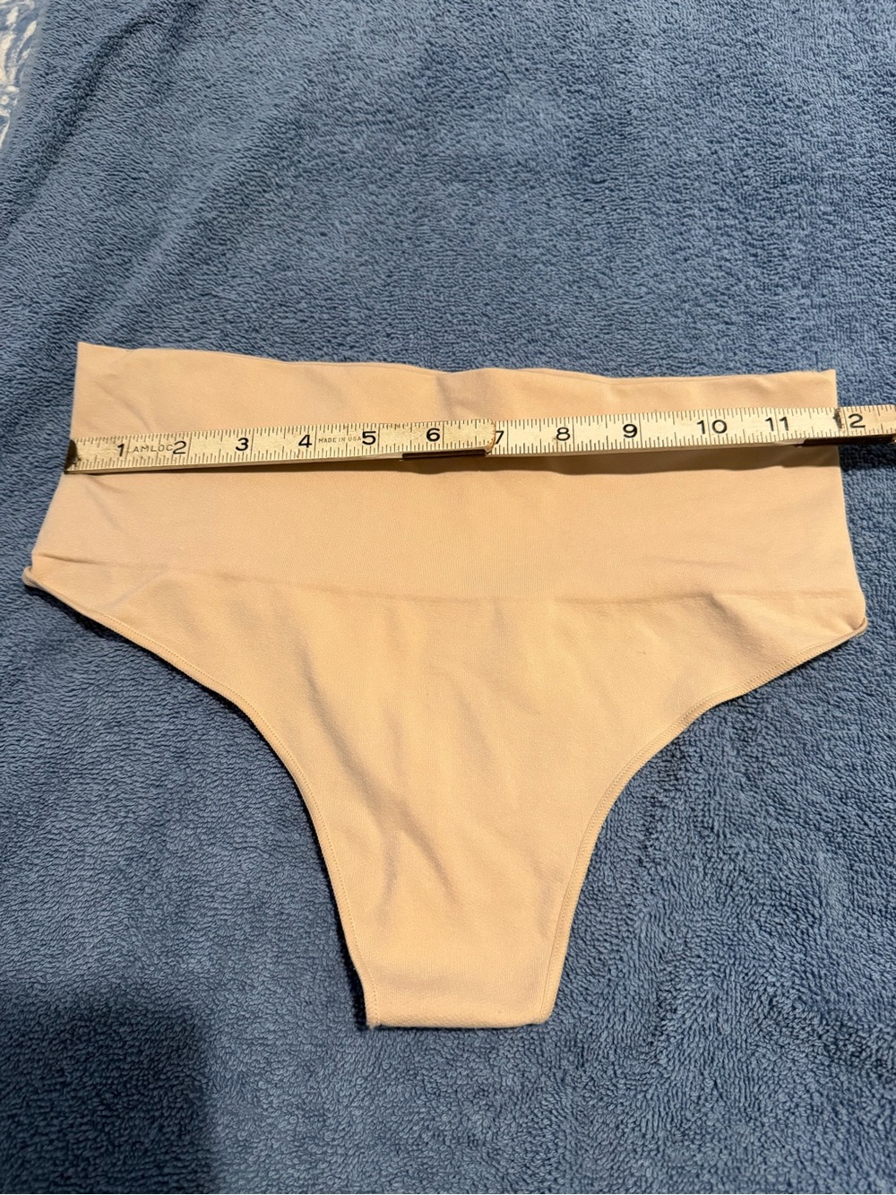 Spanx Seamless High-Waist Nude thong